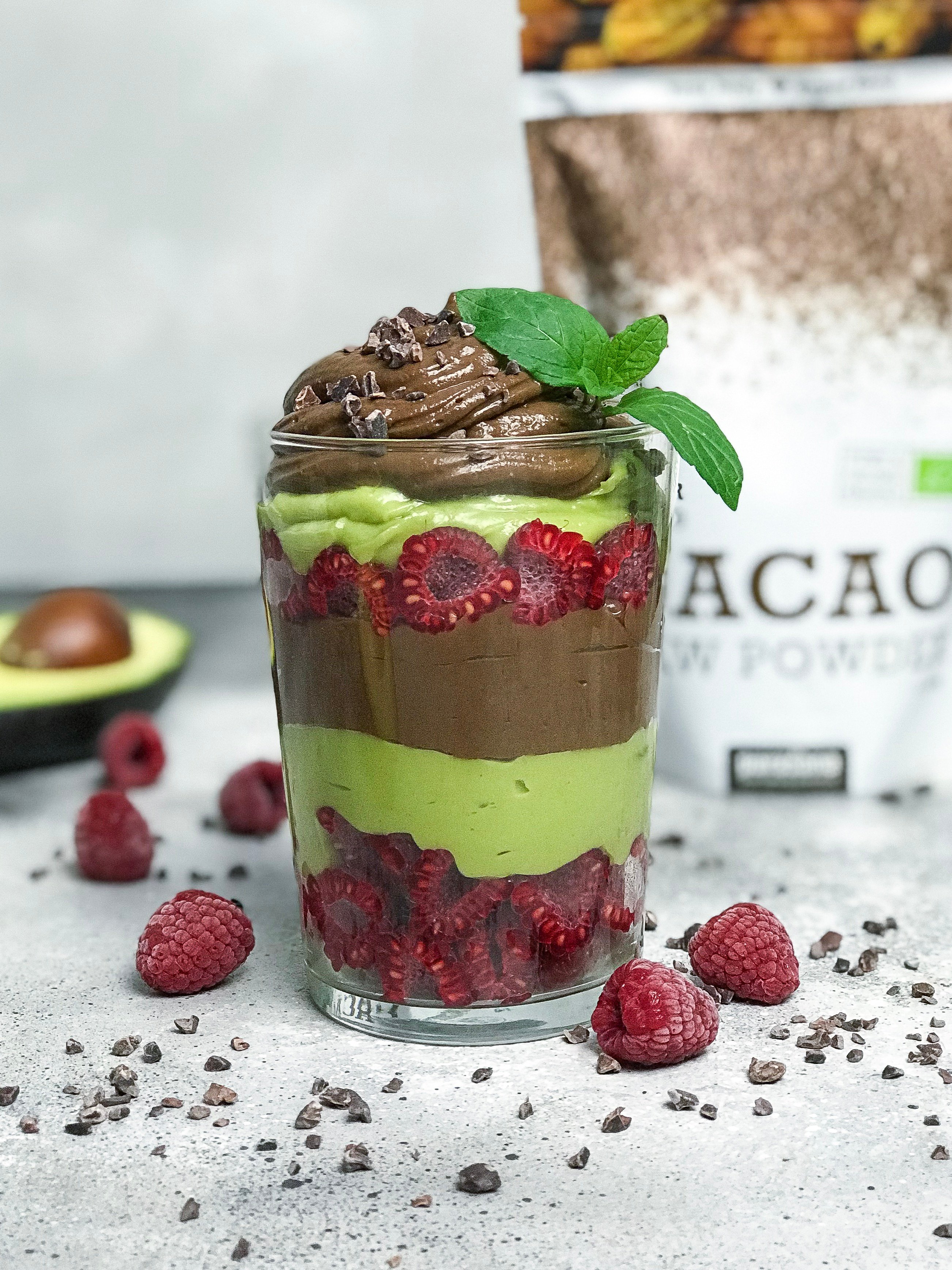 Vegan chocolademousse met avocado